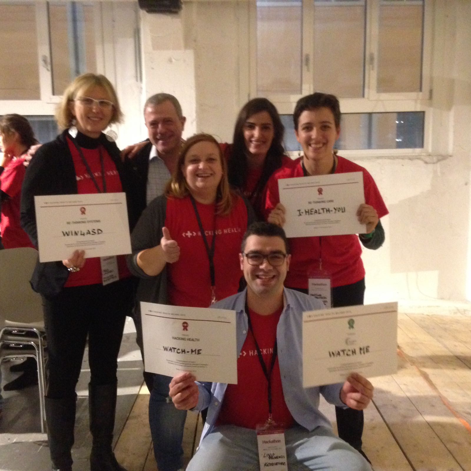 Paola Colombo, Gianluigi Reni, Federica Brivio, Giorgia Beacco, Martina Panzeri e Livio Provenzi